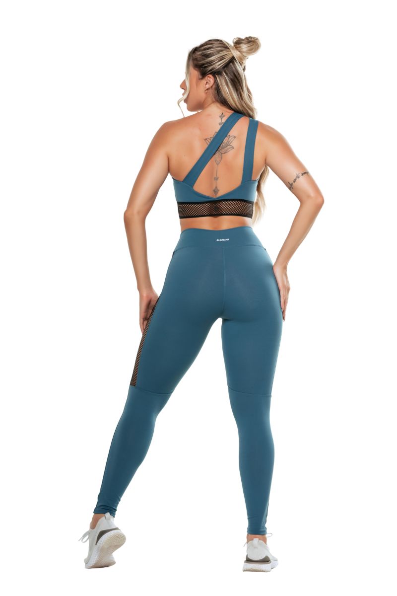 Garotafit - Conjunto Kobety Azul Petróleo - FCS329LP