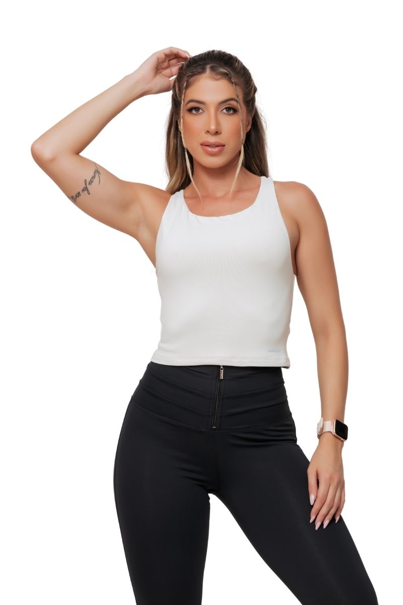 Garotafit - Blusa Jeju Creme - BL220N