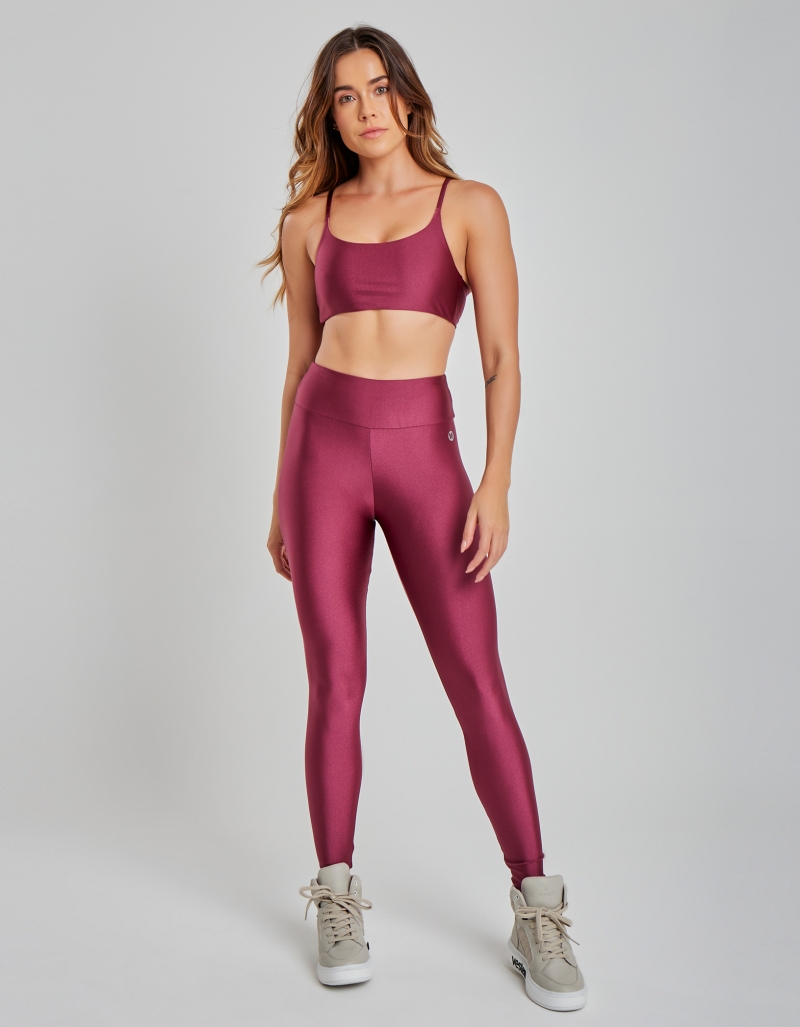 Vestem - Conjunto Legging Fuso e Top Ana Roxo Viena - CJ23.C0250