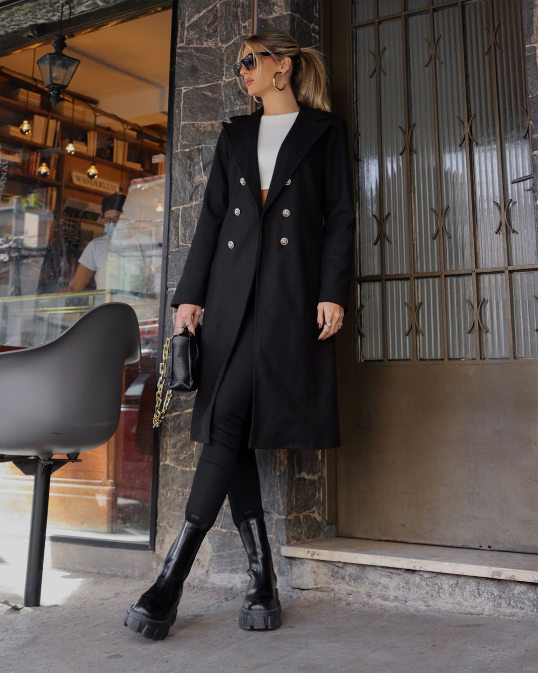 Dot Clothing - Trench Coat Dot Clothing Black - 2011TREPRETO