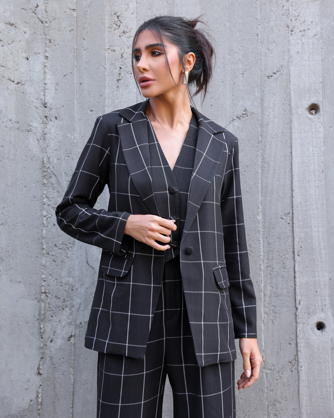 Dot Clothing - Max Blazer Dot Clothing Striped Black - 1991BLPRETO