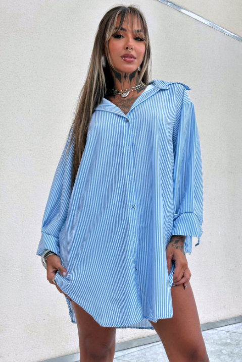 AS8 - Chemise Listrada Azul - PA02023