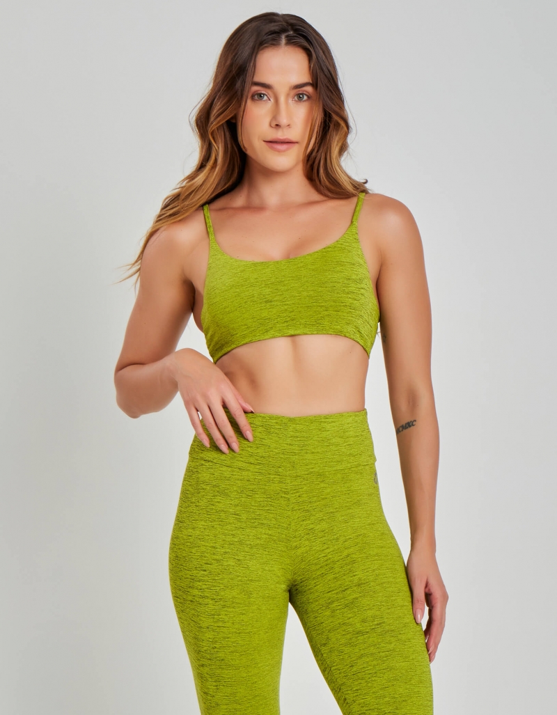 Vestem - Ana Citrine Mescla Leggings and Top Set - CJ23.C0427