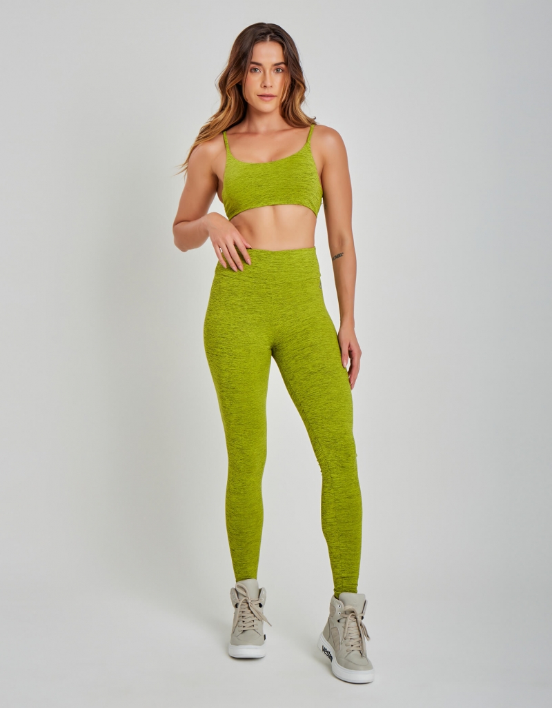 Vestem - Ana Citrine Mescla Leggings and Top Set - CJ23.C0427