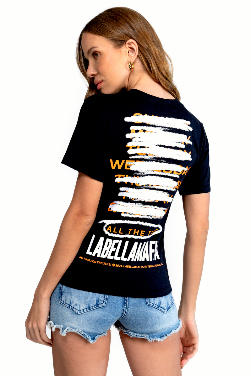 Labellamafia - Camiseta Tees Preto Labellamafia - 32305