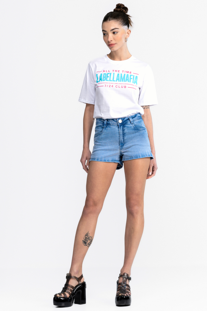 Labellamafia - Shorts Jeans Denim Labellamafia - 31407