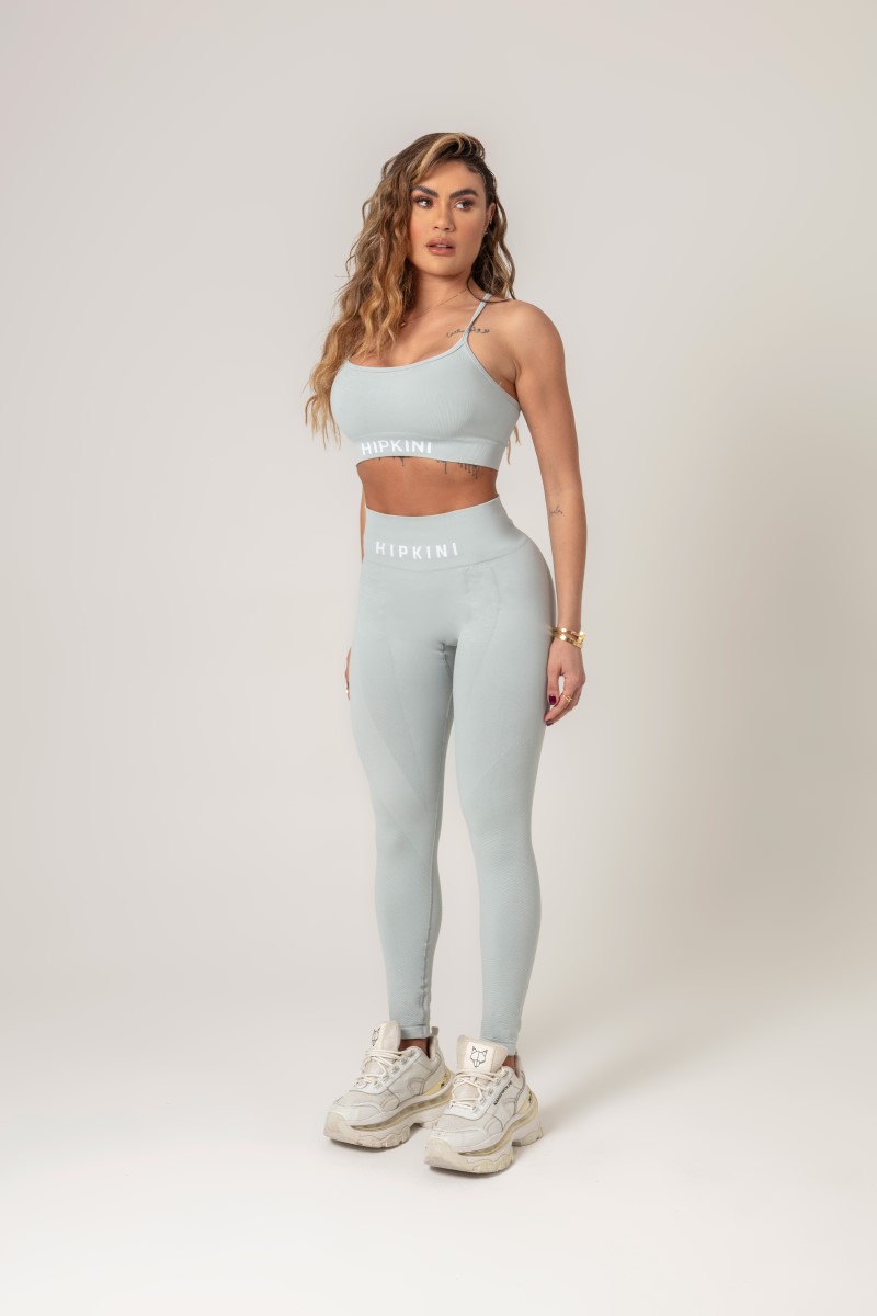 Hipkini - Legging Workout Seamless Cinza - 33330572