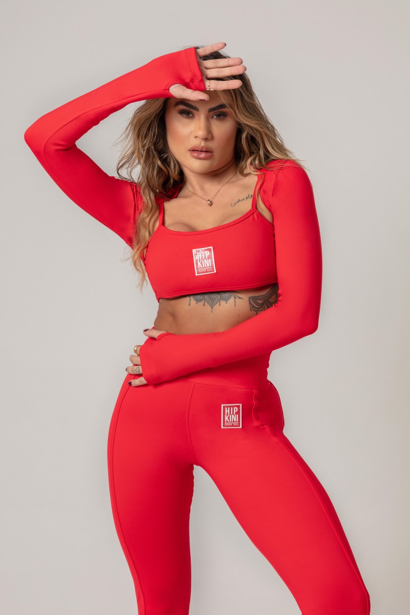 Hipkini - Red Workout Blouse - 33330545