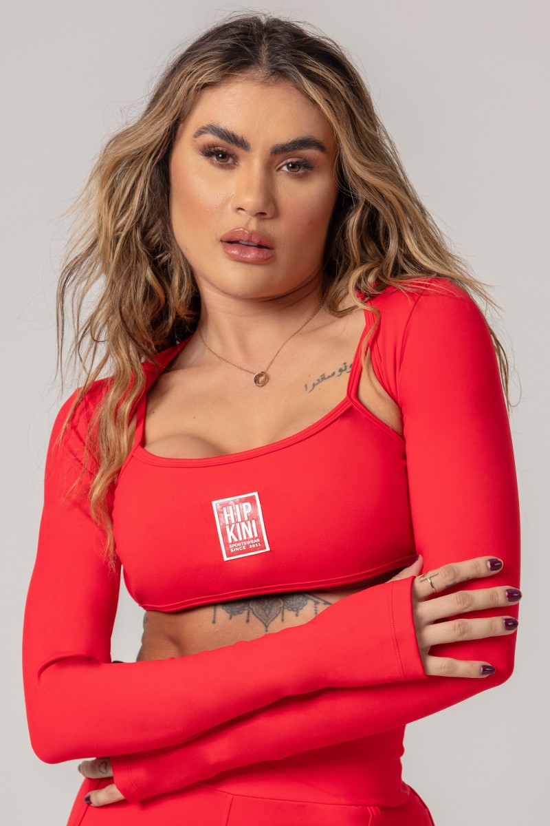 Hipkini - Red Workout Blouse - 33330545