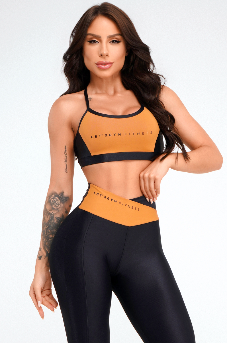 Lets Gym - Black Doll Top - 2369PT