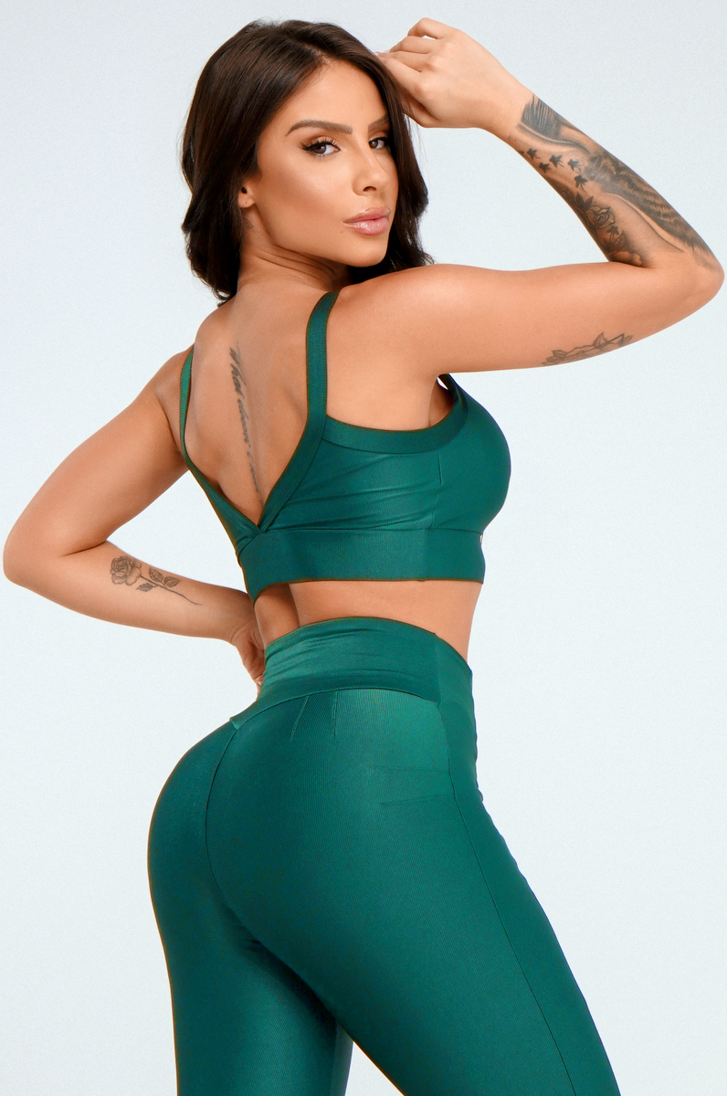 Lets Gym - Top Comfort Bright Emerald Green - 2141BVDE