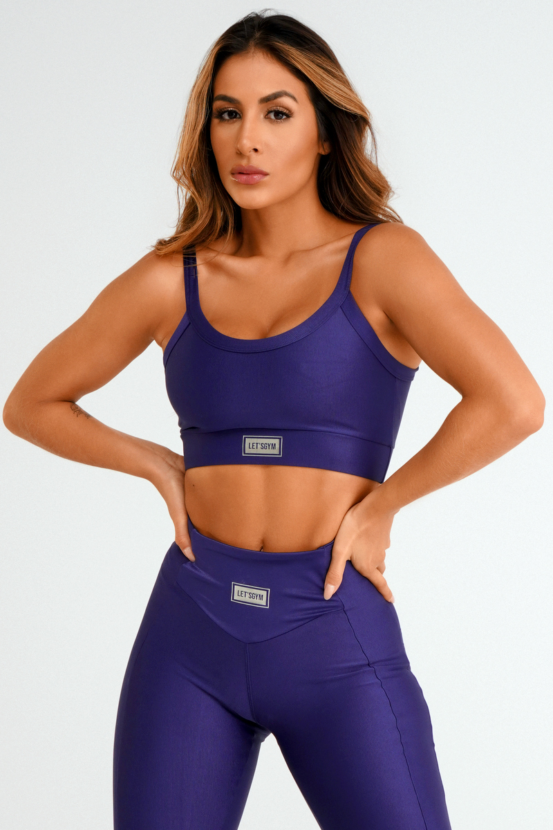 Lets Gym - Top Comfort Bright Azul - 2141BAZE