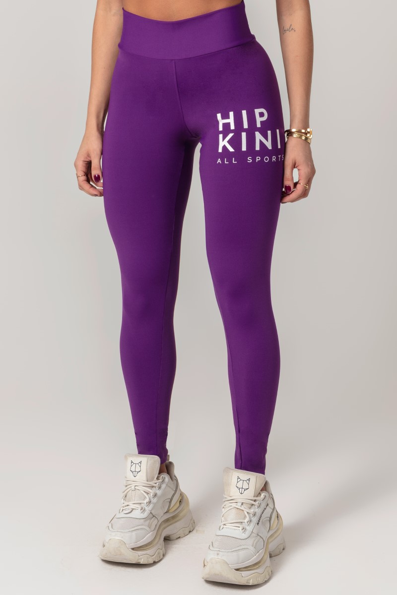 Hipkini - Purple Workout Legging with Silk - 33330515