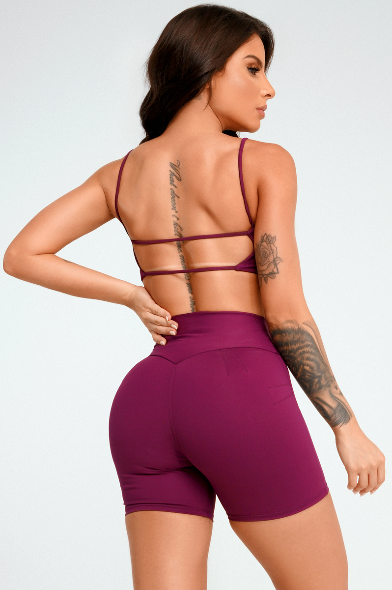 Lets Gym - Top Basic Velocity Purpura - 2409PU