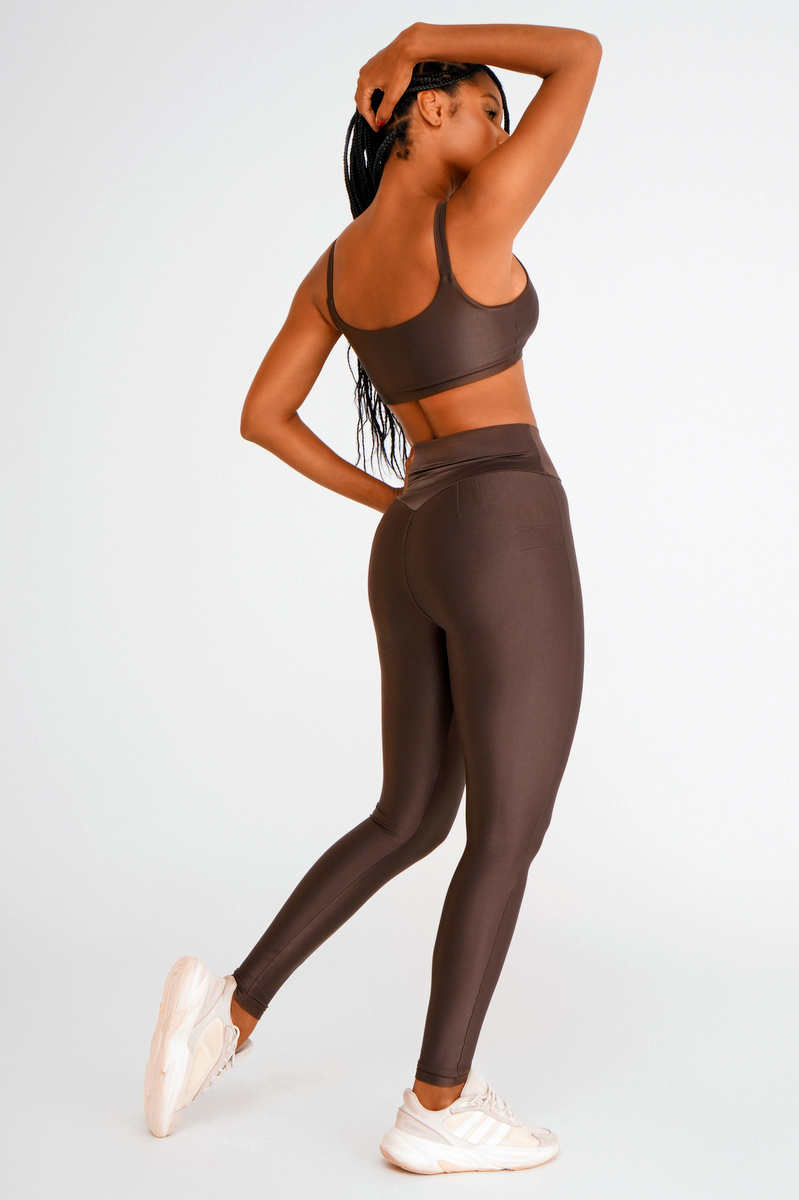 Lets Gym - Legging Elevated Basic Marrom - 1857BCF