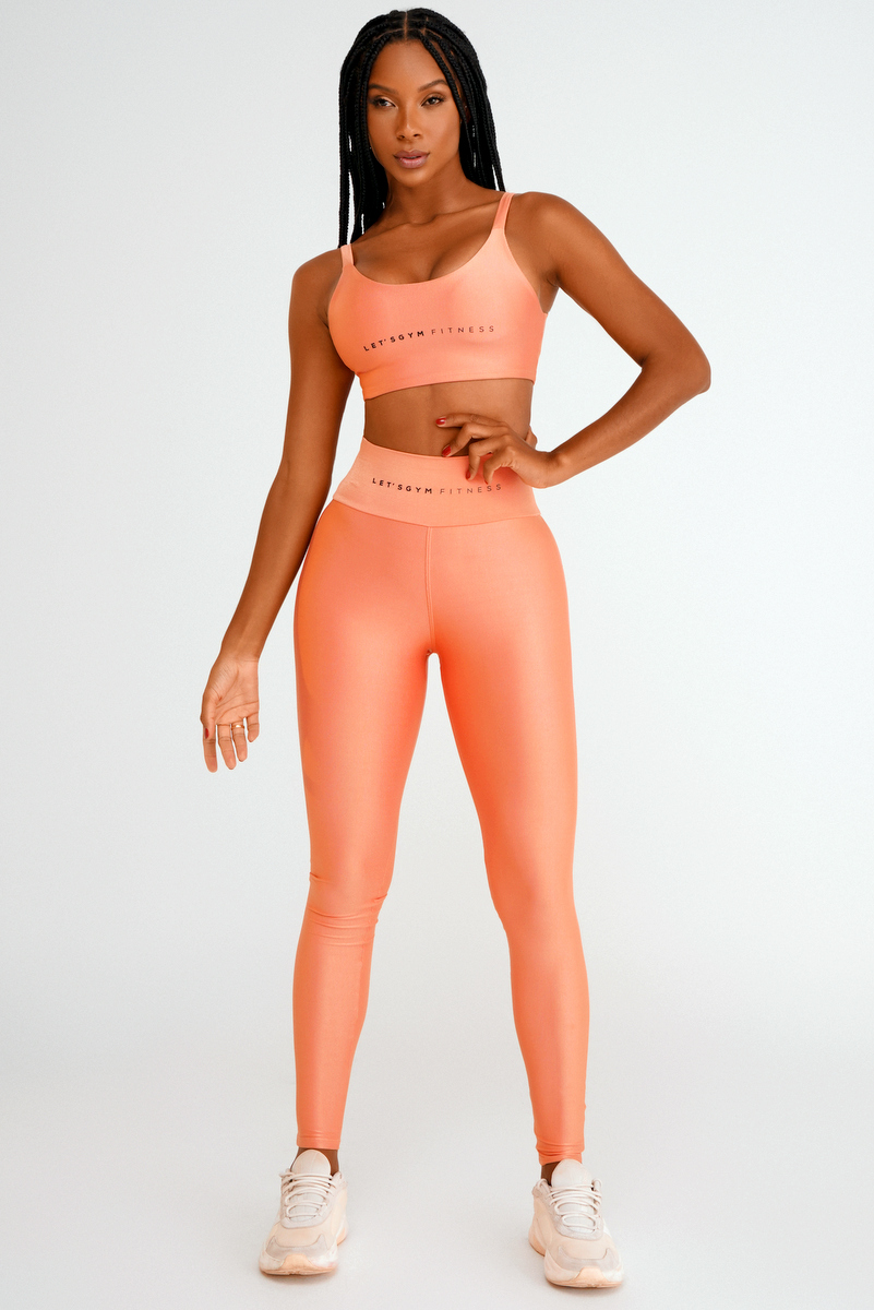 Lets Gym - Legging Elevated Basic Orange - 1857BOR