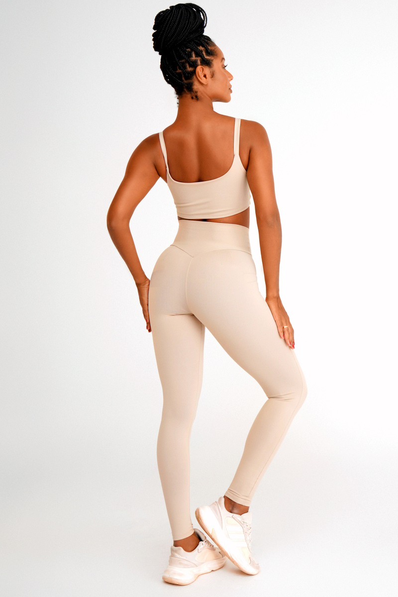 Lets Gym - Legging Basic Colors Beige - 1713END