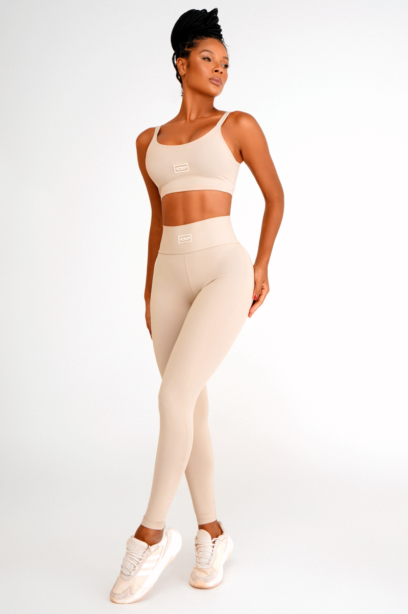 Lets Gym - Legging Basic Colors Beige - 1713END