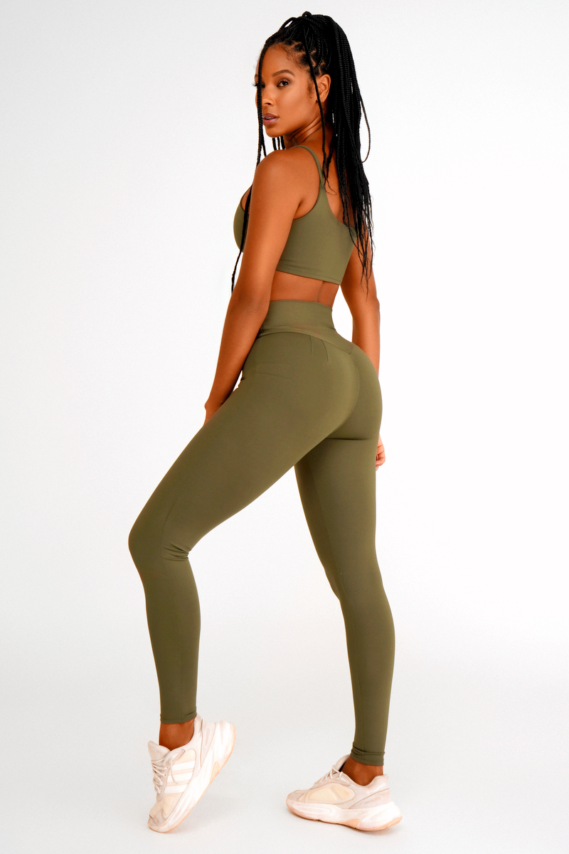 Lets Gym - Legging Basic Colors Green - 1713VDM