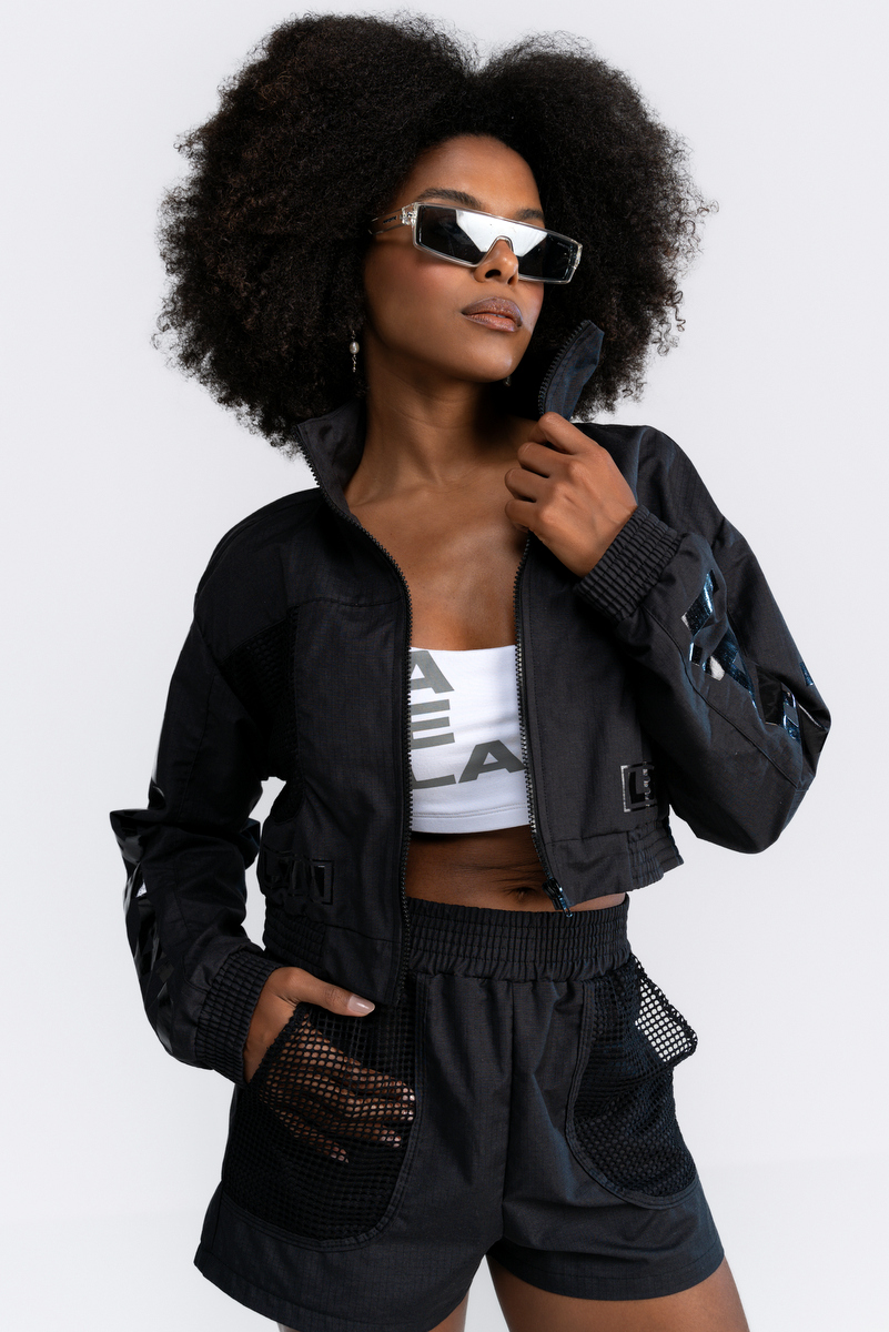 Labellamafia - Labellamafia Black Streetwear Jacket - 32435