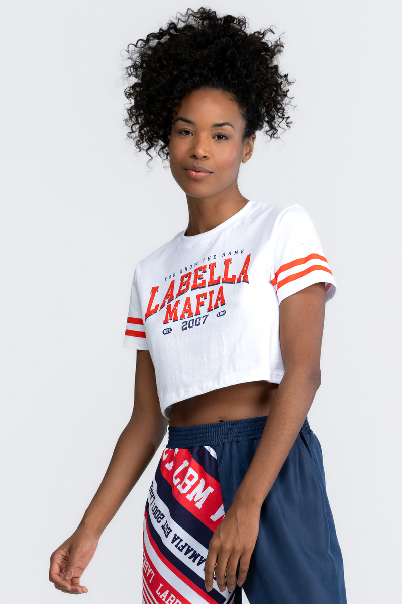 Labellamafia - Cropped Malha Must Have Branco Labellamafia - 32366