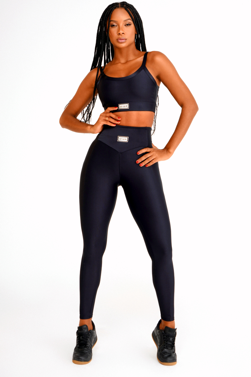 Lets Gym - Legging Bright Preto - 2142APT