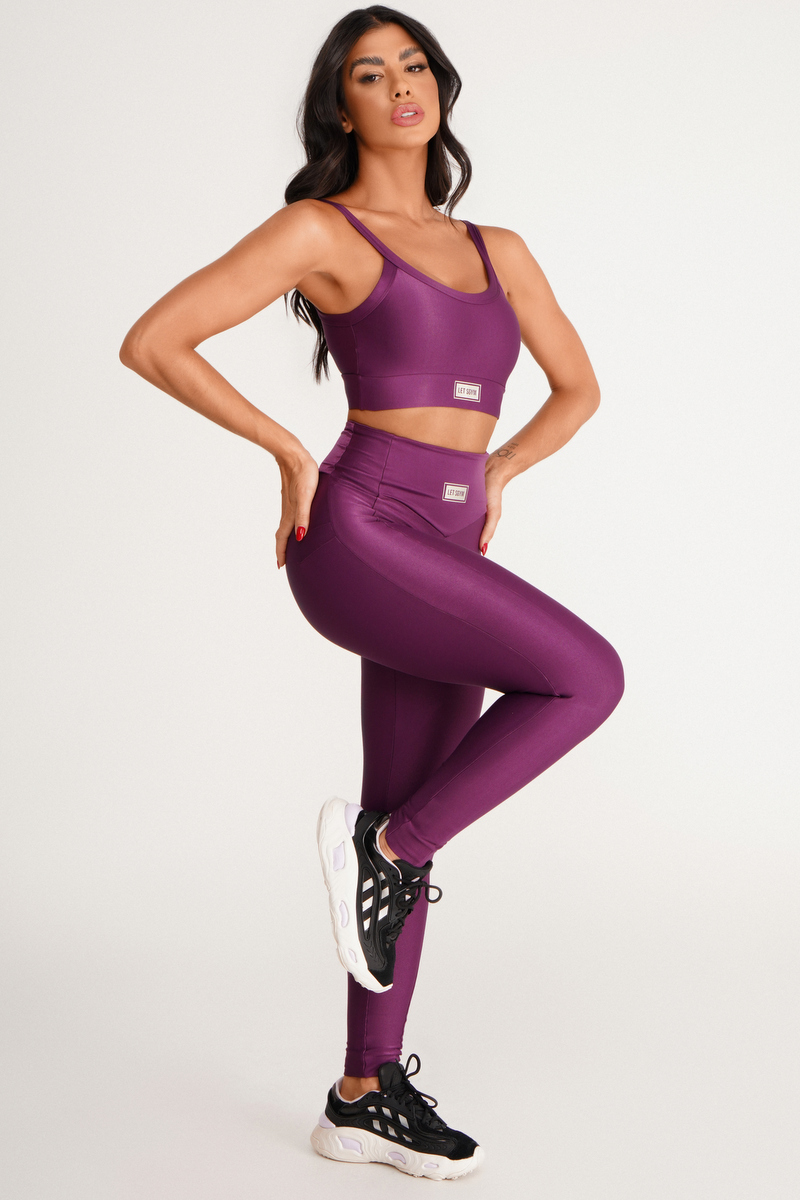 Lets Gym - Legging Bright Marsala - 2142BMS