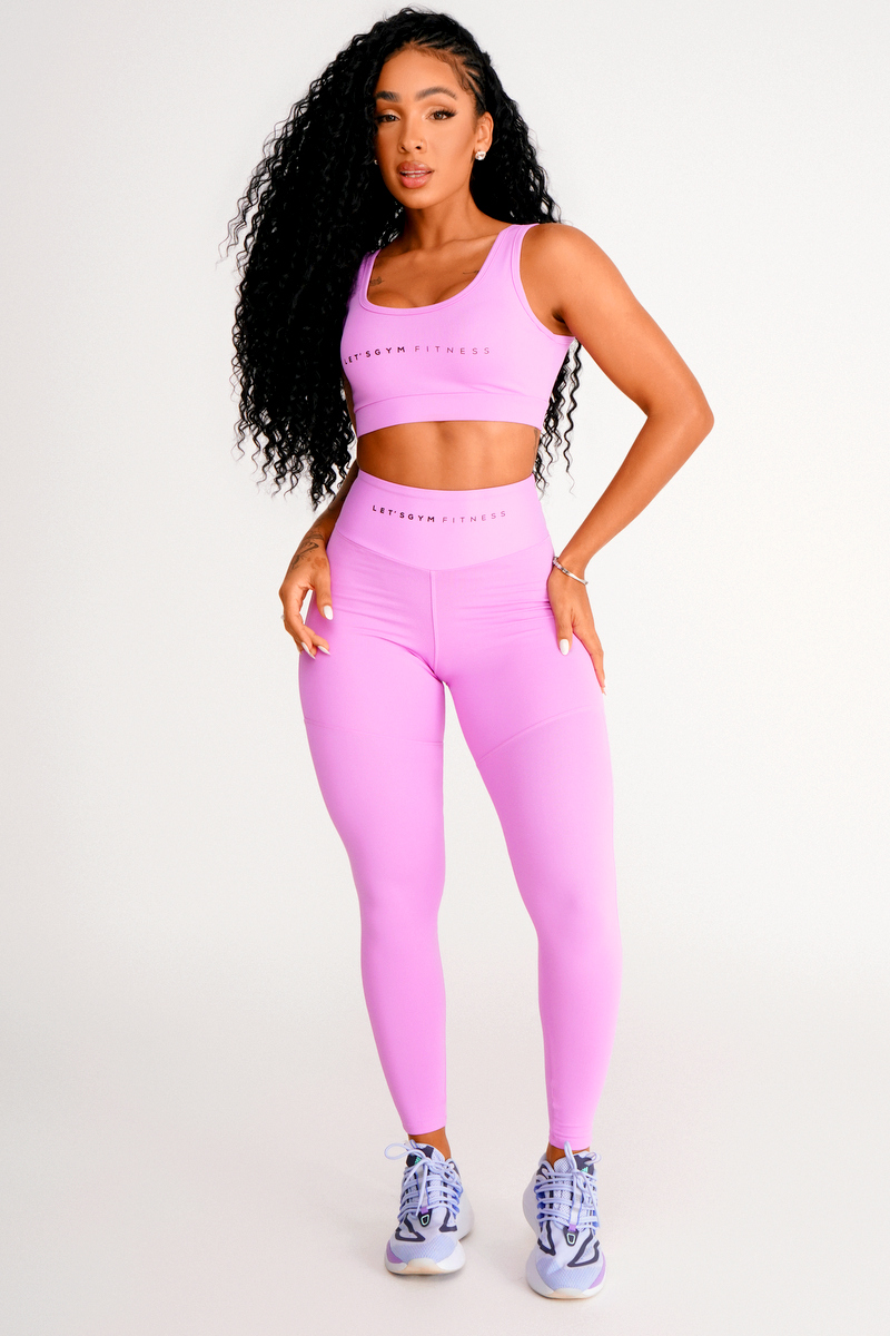 Lets Gym - Legging Basic Bowl Lilas - 2379LS