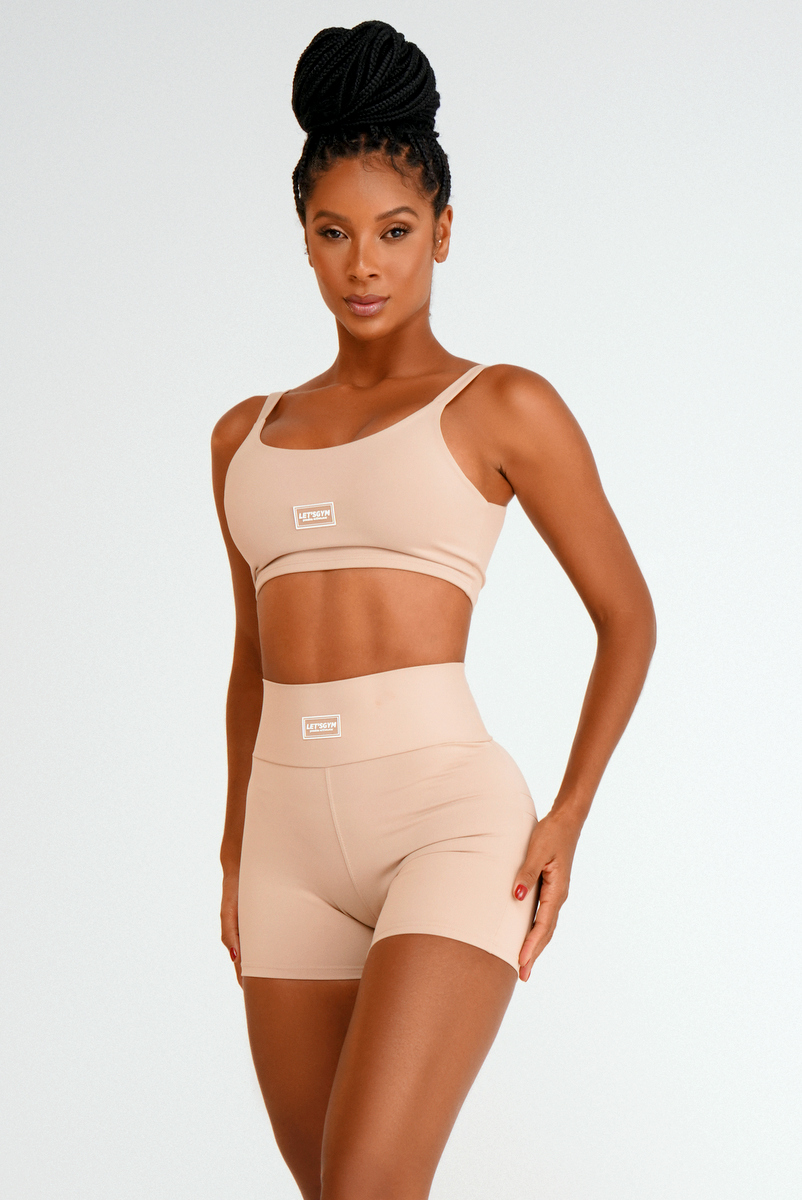 Lets Gym - Short Basic Colors Nude - 1714END