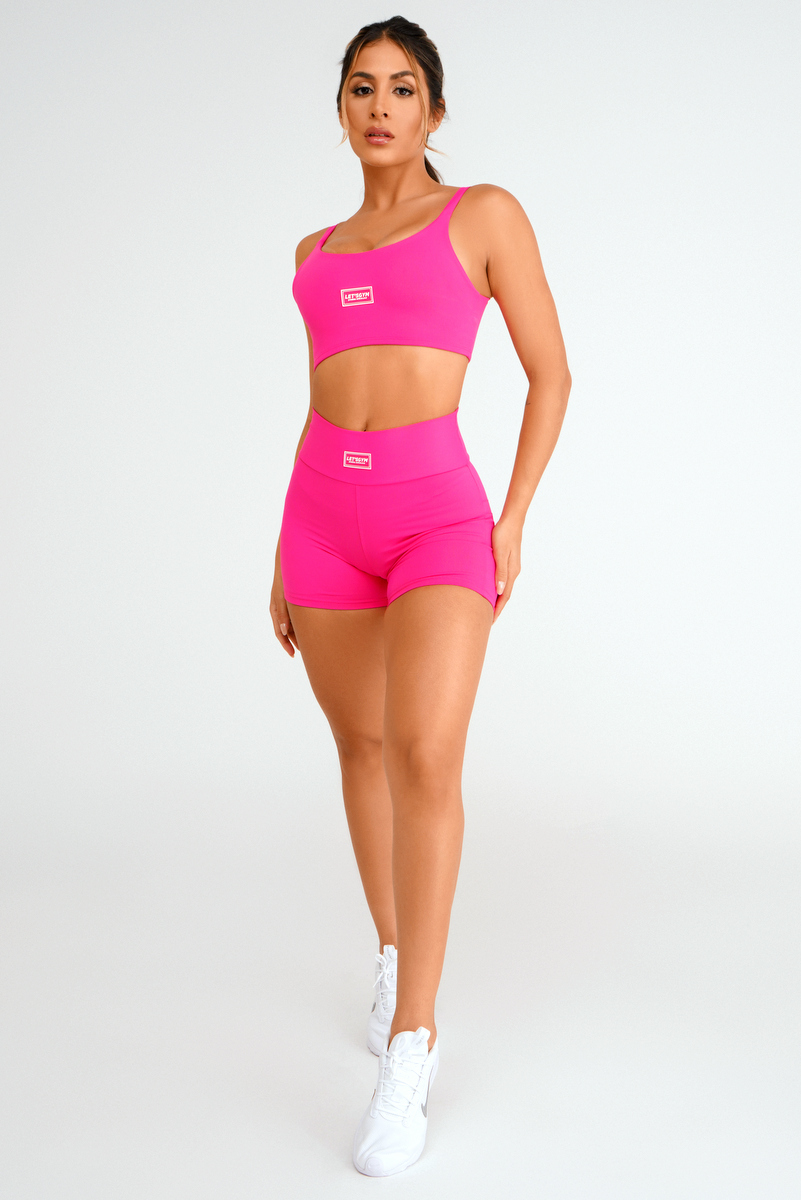 Lets Gym - Short Basic Colors Rosa - 1714ERP