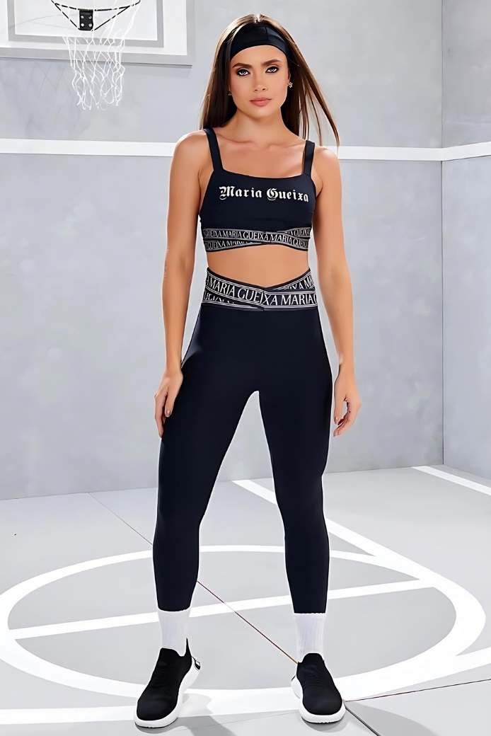 Maria Gueixa - CONJUNTO TOP + LEGGING ACTION MARIA GUEIXA PRETO - 11086