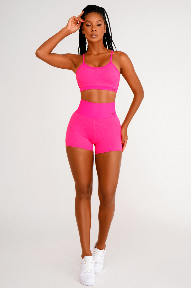 Lets Gym - Short Matrix Rosa - 2276RP