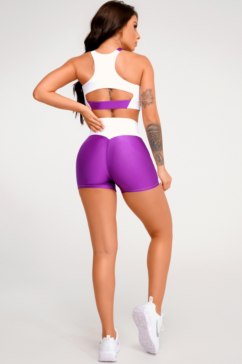 Lets Gym - Short Shift Violet - 2377VT