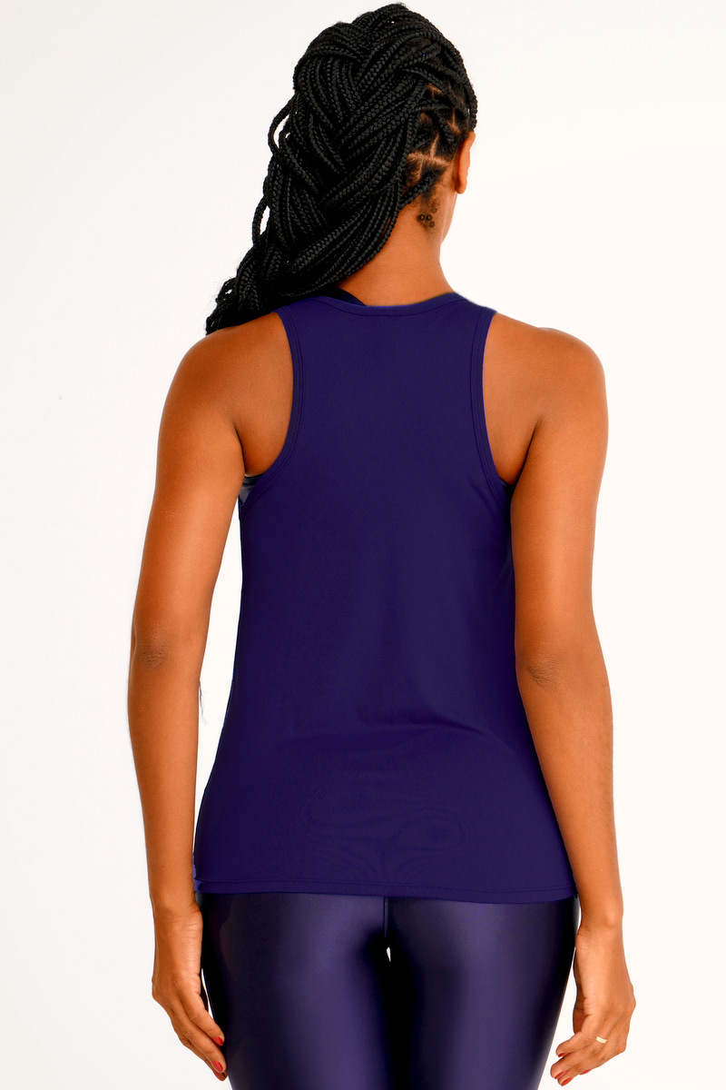 Lets Gym - Tank Shirt Basic Blue - 2431AZE