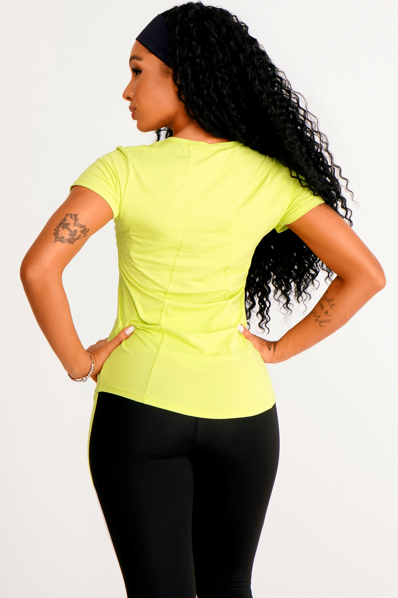 Lets Gym - Doll Shirt Lime Green - 2372LM