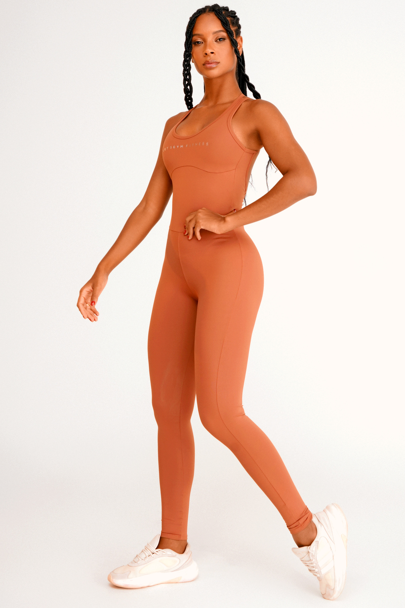 Lets Gym - Jumpsuit Rules Cappucino - 2435CP