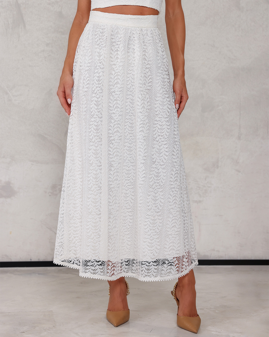 Dot Clothing - Set Dot Clothing Skirt Long lace Offwhite - 2188OFF