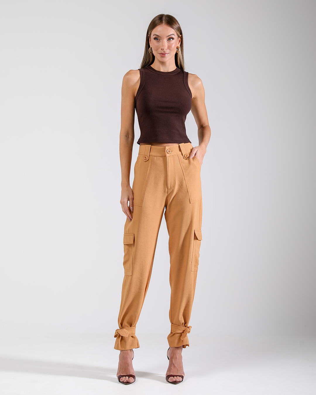 Dot Clothing - Pants Dot Clothing Jogger Beige - 1496CARAMELO