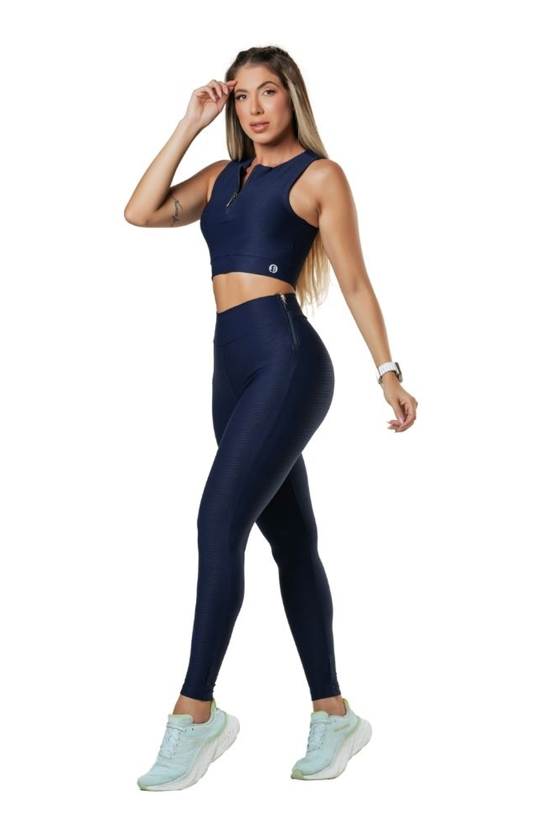 Garotafit - Conjunto Fundy Marinho - FCS342LM