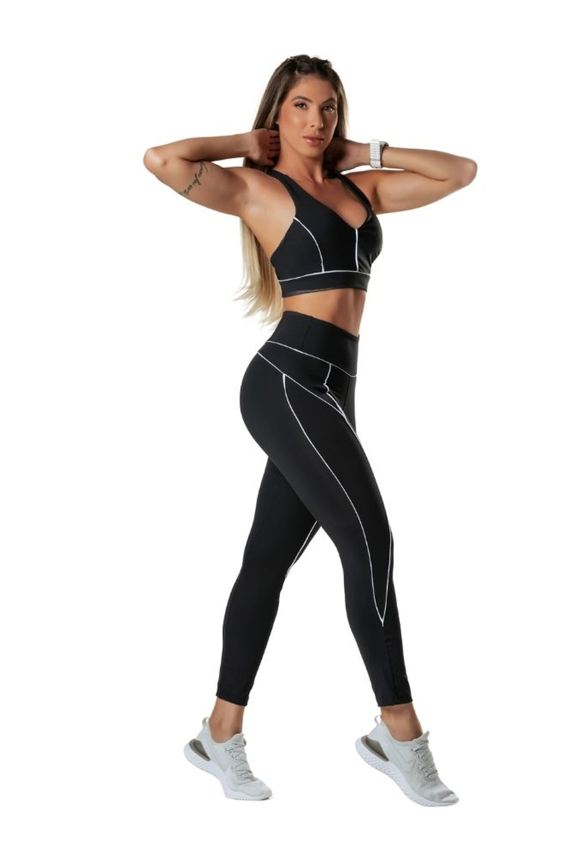 Garotafit - Conjunto Tikal Preto - FCS351A