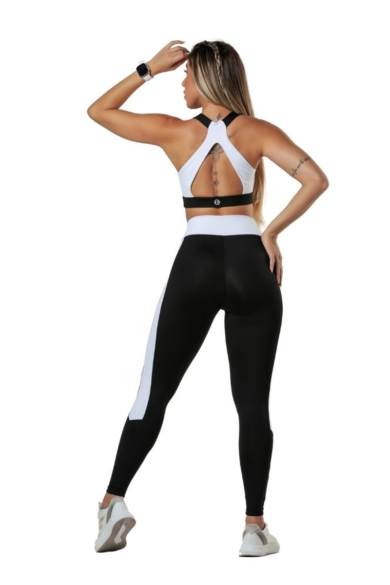 Garotafit - Set Angkor Black/white - FCS347AB