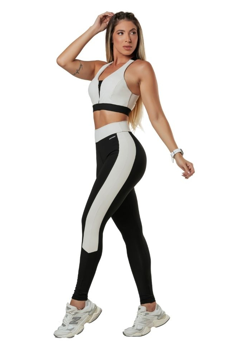 Garotafit - Angkor Set Black/ Cream - FCS347AN