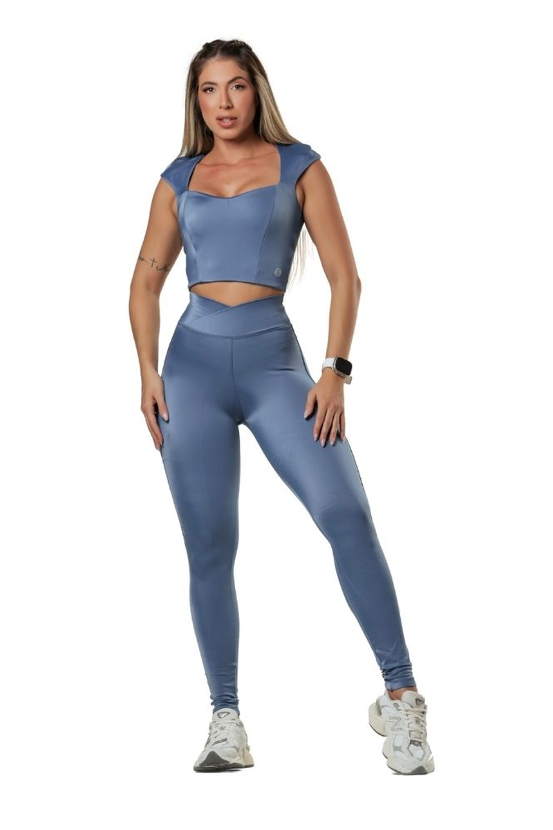 Garotafit - Conjunto Milford Azul - FCS341L