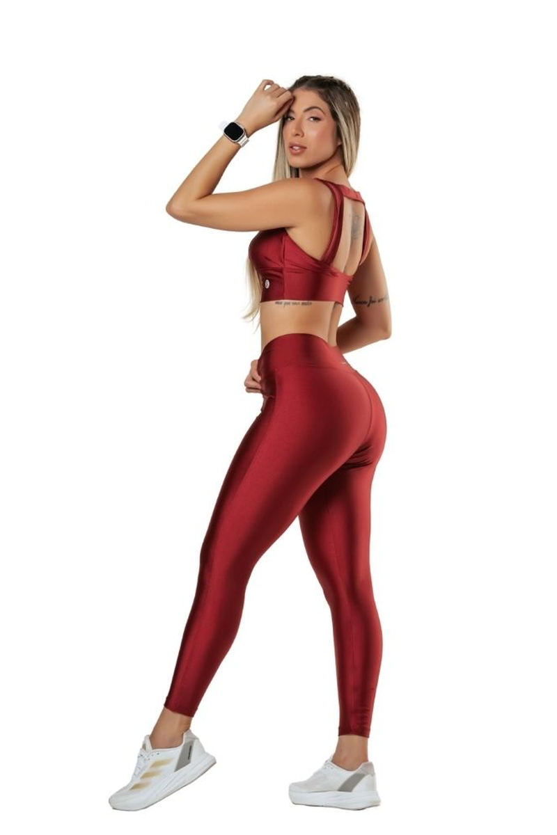 Garotafit - Conjunto Atacama Vermelho - FCS340F