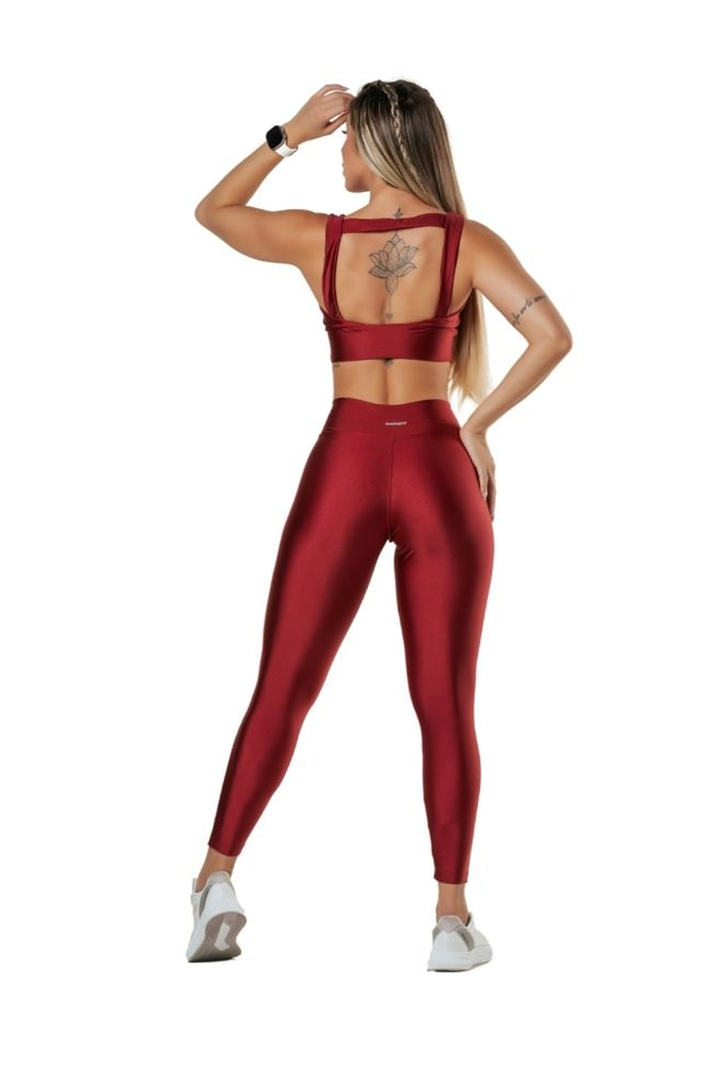 Garotafit - Conjunto Atacama Vermelho - FCS340F