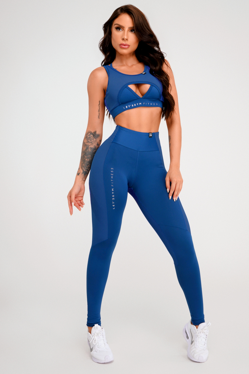 Lets Gym - Legging Evolve Azul - 2394AZE