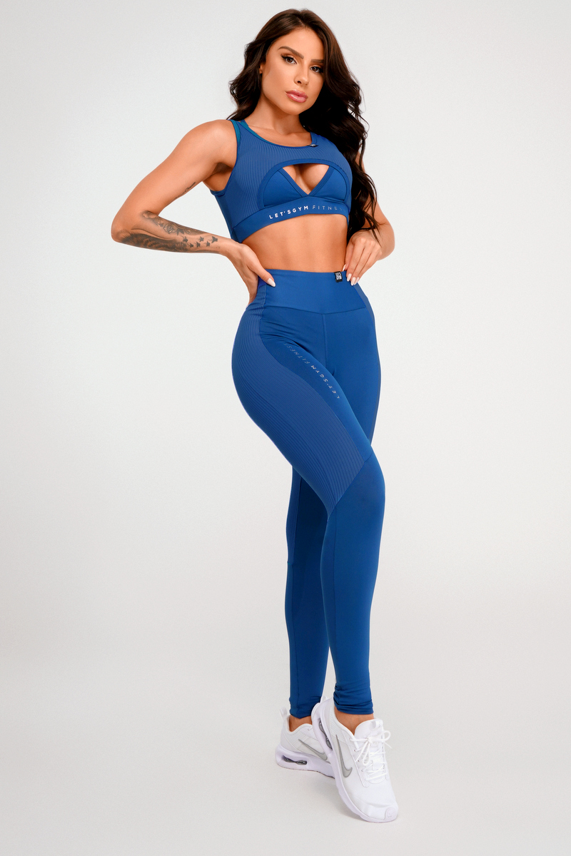 Lets Gym - Legging Evolve Azul - 2394AZE