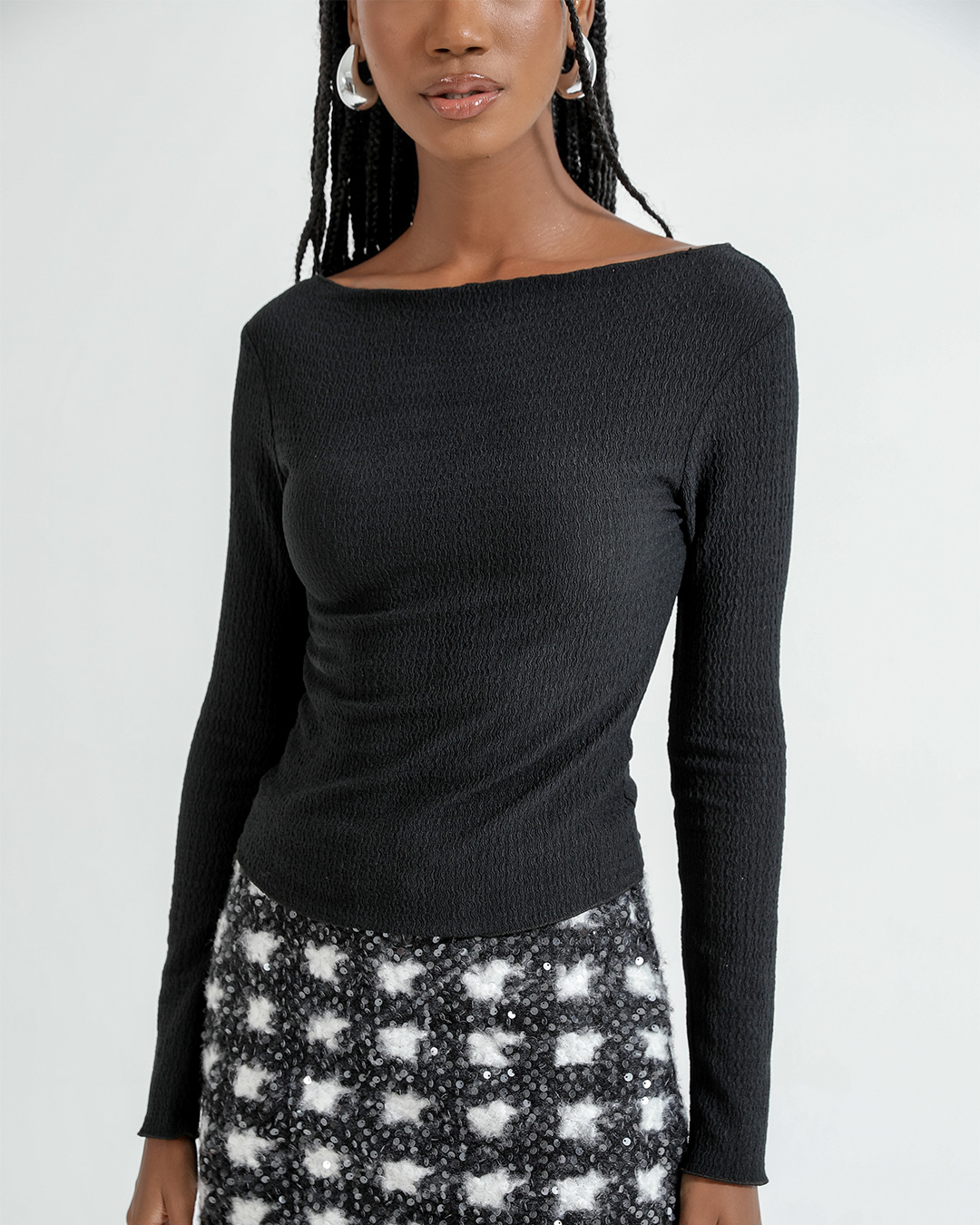 Dot Clothing - Dot Clothing Long Sleeve Shirt Black - 2400PRETO