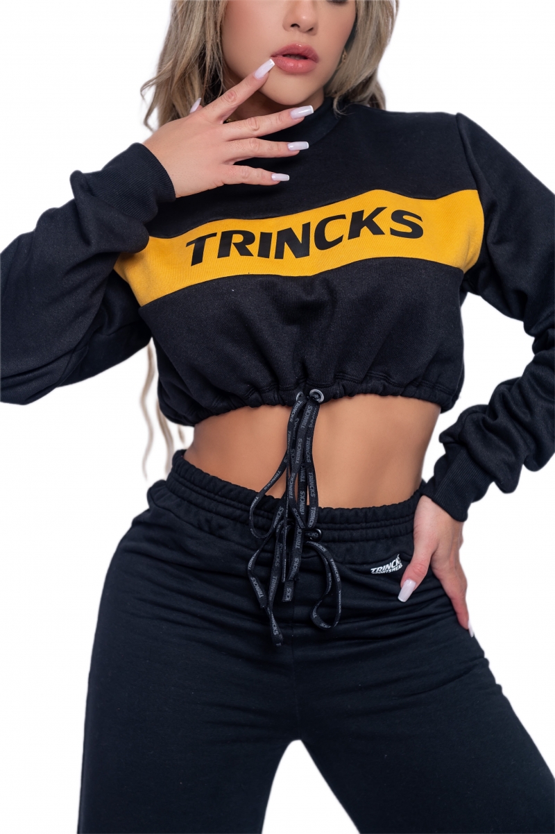 Trincks - Trincks Black/Yellow Blouse Set - 