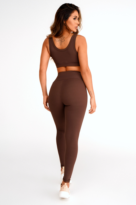 Lets Gym - Legging Comfort Coffee - 2299CF